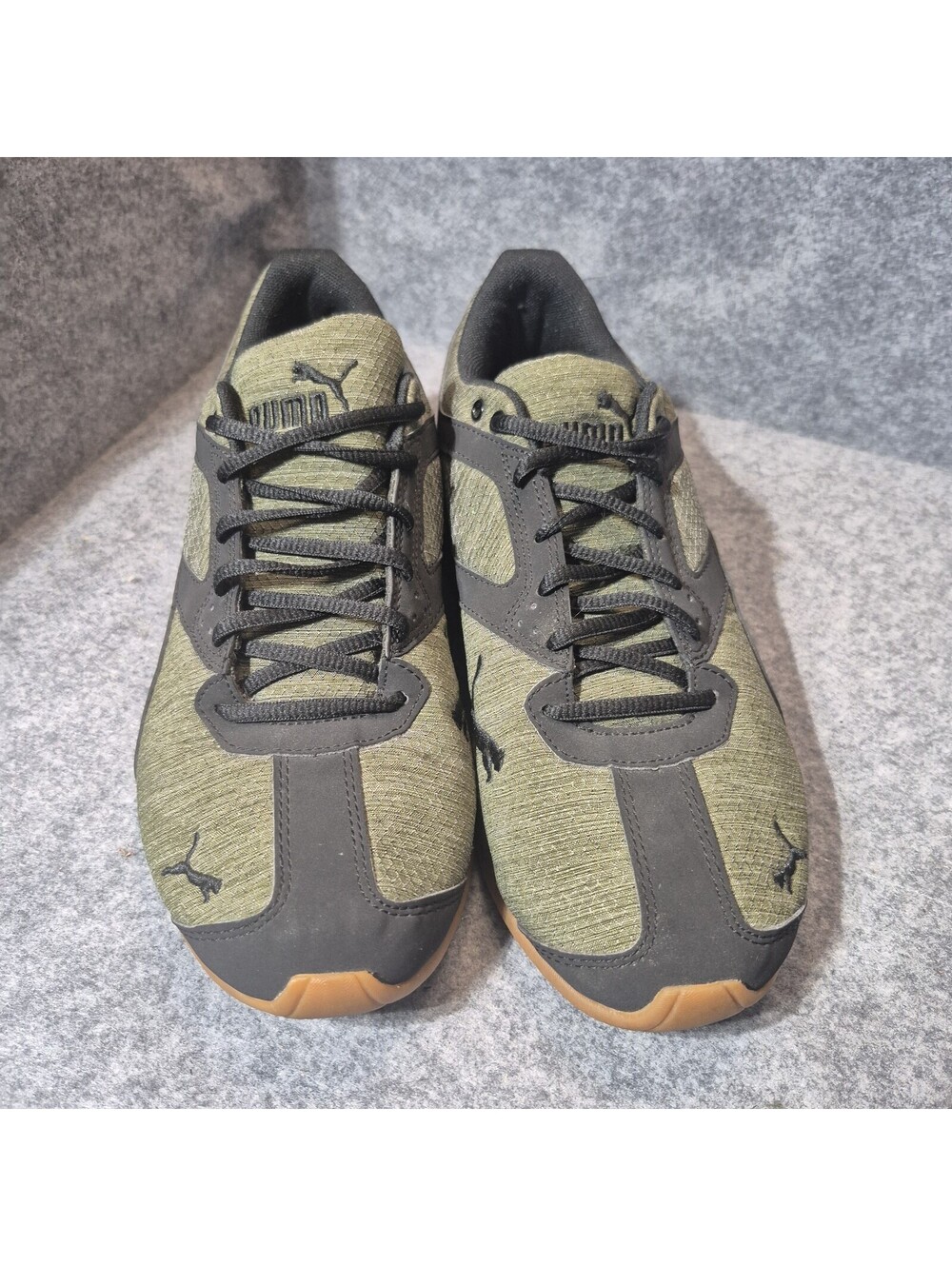 Puma Tazon 6 Men's 8.5 Heather Green & Black